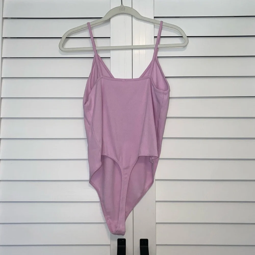 NWT BP lilac ribbed cami bodysuit L 🦄 - Picture 3 of 4